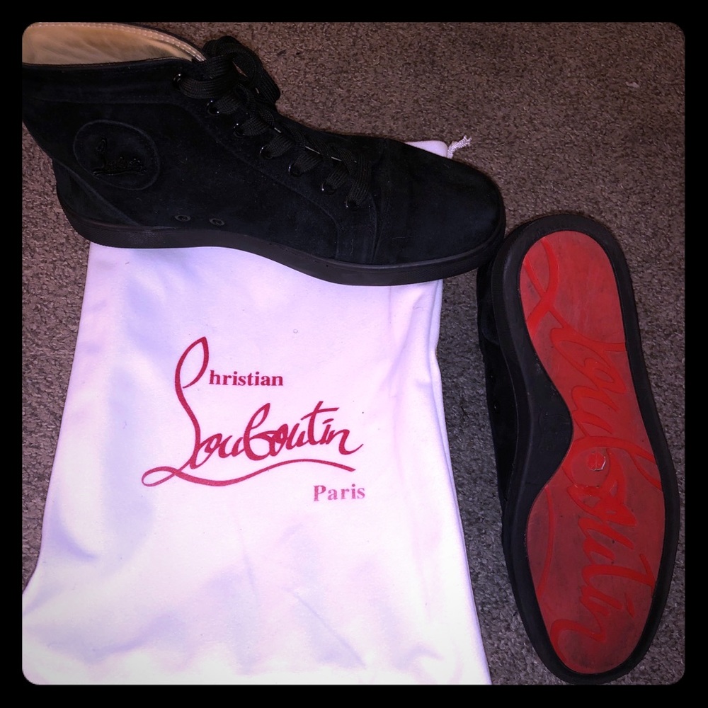 High Black Louboutin for men